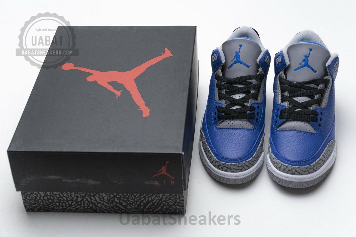 CT8532-400 Air Jordan 3 Retro -Varsity Royal - Image 3