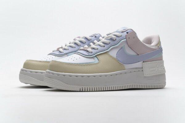 CI0919-106 Womens Air Force 1 Shadow White Ghost - Image 6