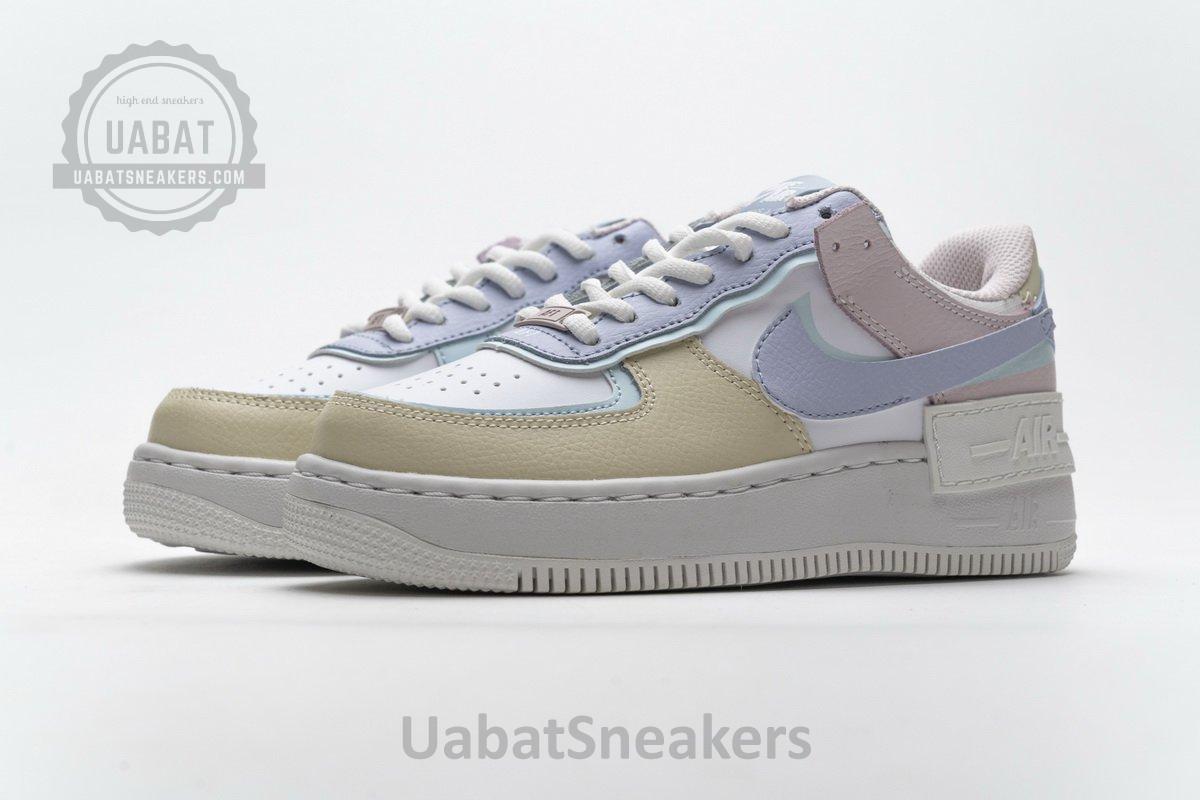 CI0919-106 Womens Air Force 1 Shadow White Ghost - Image 6