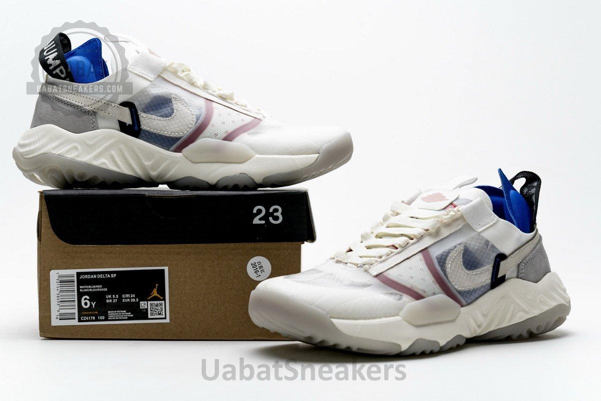 CZ4178-100 Jordan Delta SP White Blue Red - Image 2