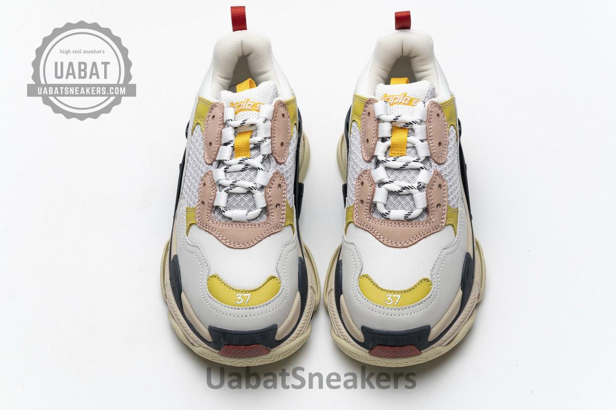 490672 W09O5 9035 Balenciaga Triple S Black Yellow Pink - Image 6