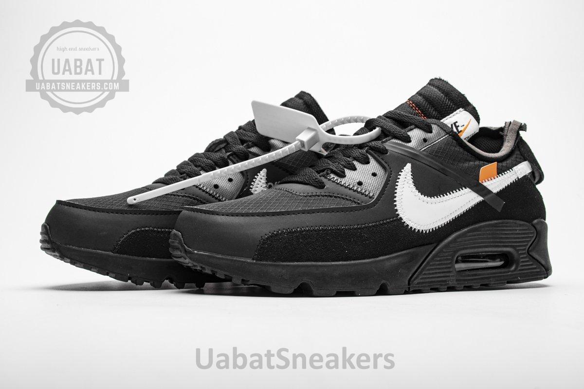 AA7293-001 Off-White x Nike Air Max 90 “All Black” - Image 4