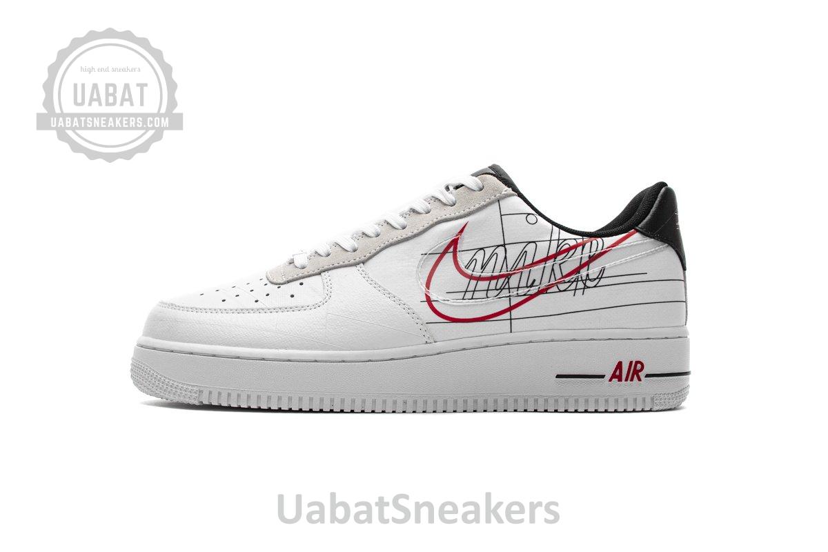 CK9257-100 Nike Air Force 1 '07 LV8 White Black Pure Platinum