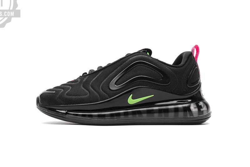 CQ4614-001 Air Max 720 Black Hyper Pink Scream Green