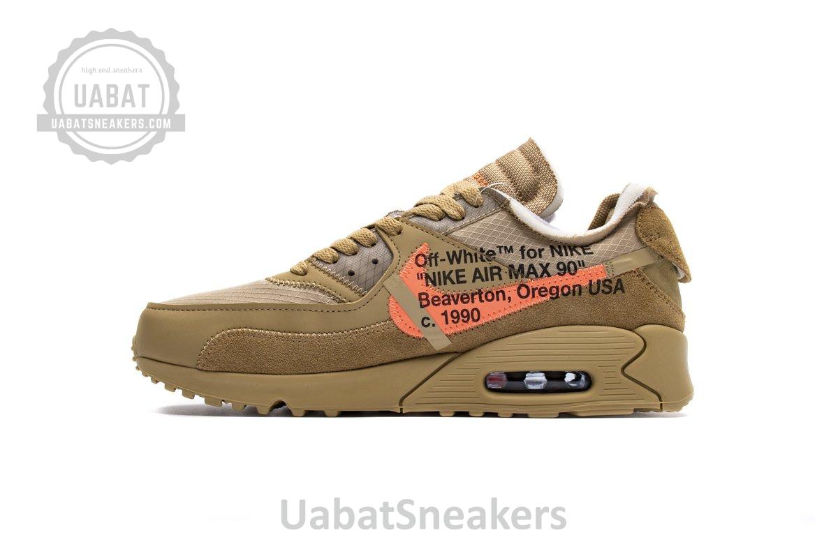 AA7293-200 Off-White x Nike Air Max 90 “Desert Ore” - Image 2