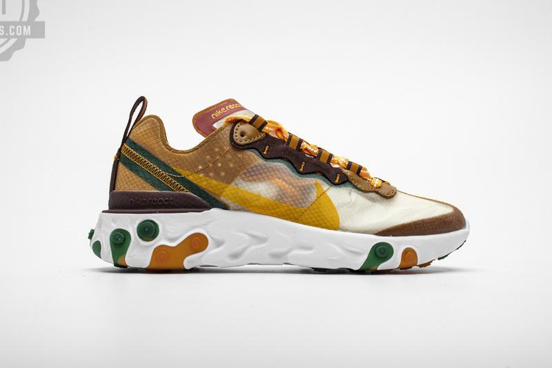 Nike React Element 87 Orange Peel CJ6897-113 - Image 8
