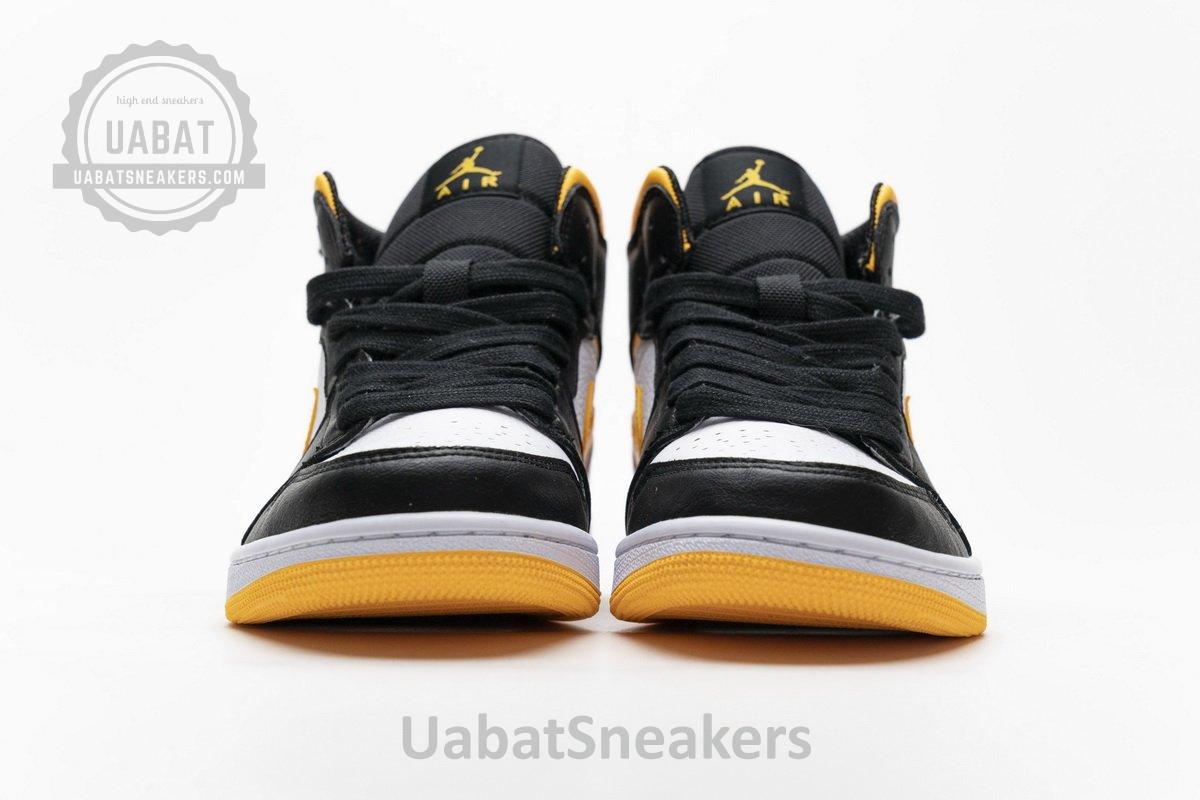 CV5276-107 Air Jordan 1 Mid SE Laser Orange Black - Image 5