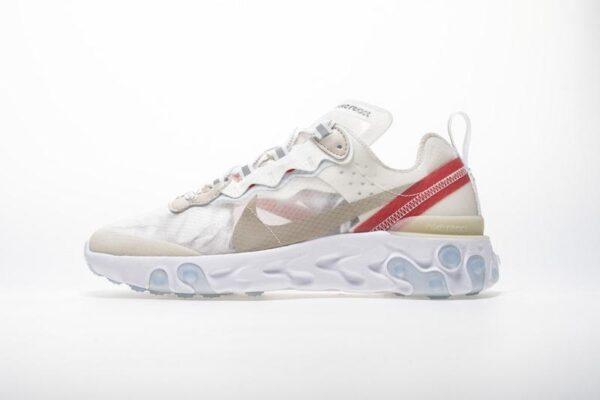 Nike React Element 87 “White Red” AQ1090-100
