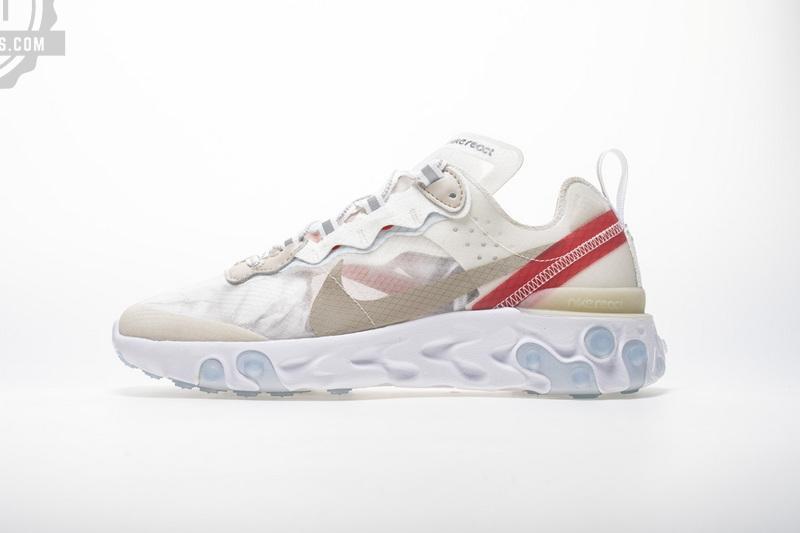 Nike React Element 87 “White Red” AQ1090-100