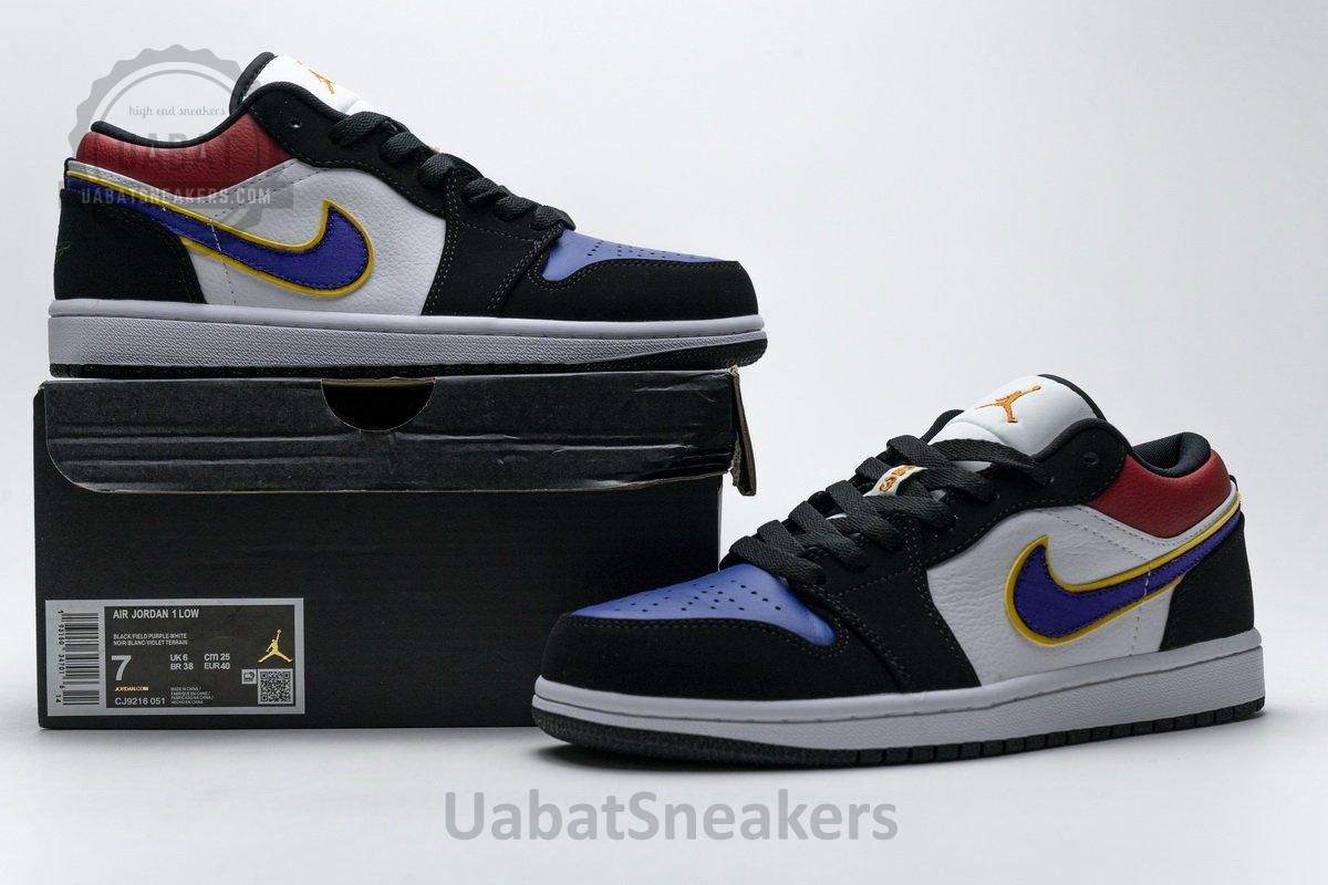 Air Jordan 1 Low Lakers Top 3 CJ9216-051 - Image 2