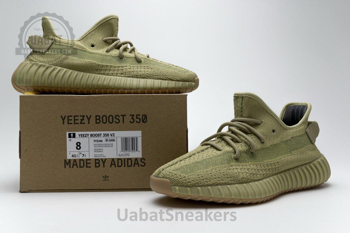 FY5346 adidas Yeezy Boost 350 V2"Sulfur" Basf Boost - Image 2