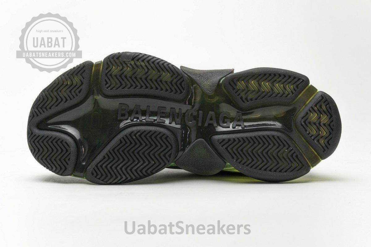 541624 W09O1 2140 Balenciaga Triple S Black Green - Image 10