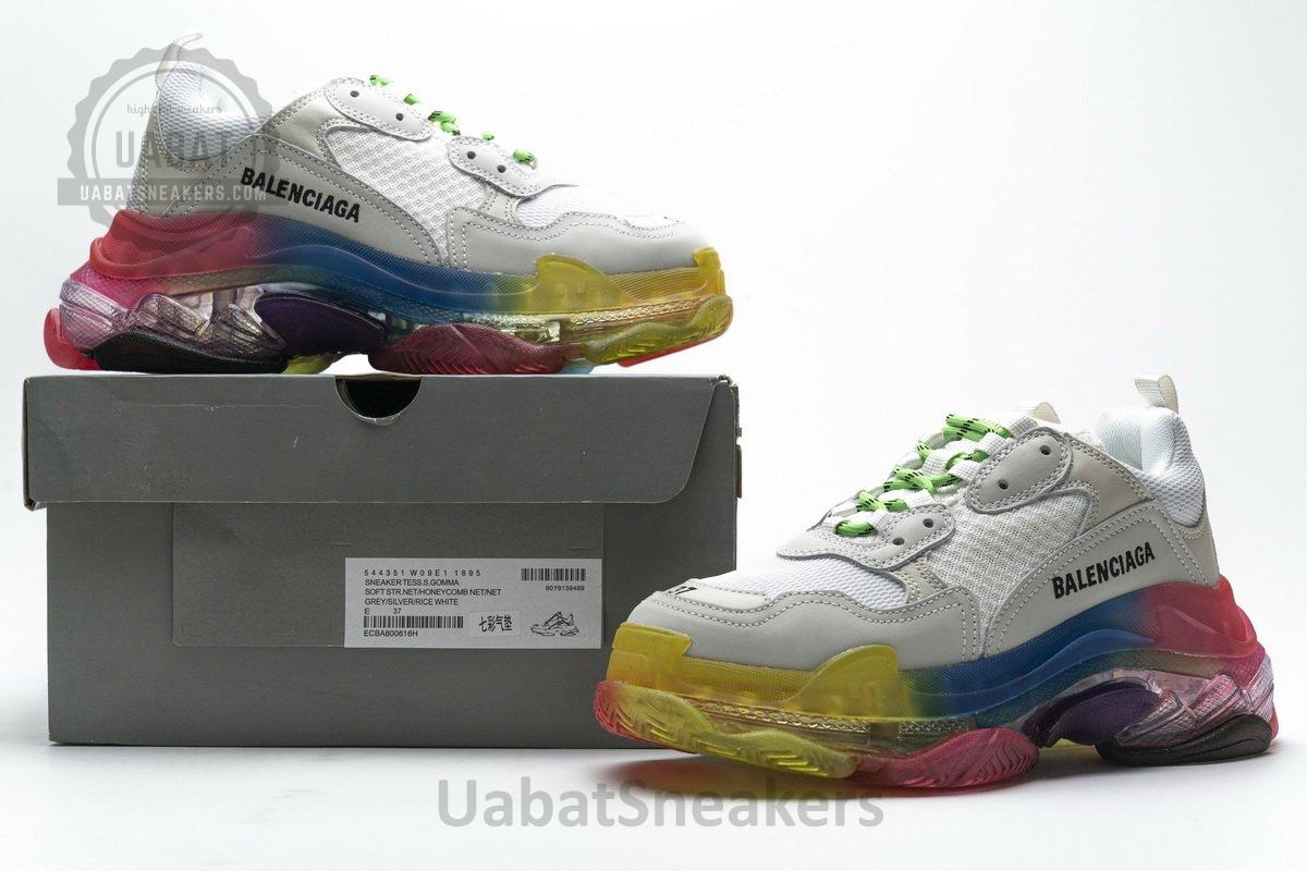 544351 W09E1 1895 Balenciaga Triple S Rainbow - Image 3
