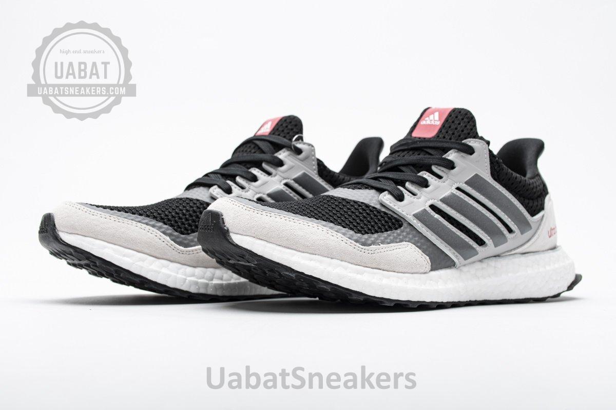 EF0720 adidas Ultra Boost S&L Black Grey Four Red Real Boost - Image 3