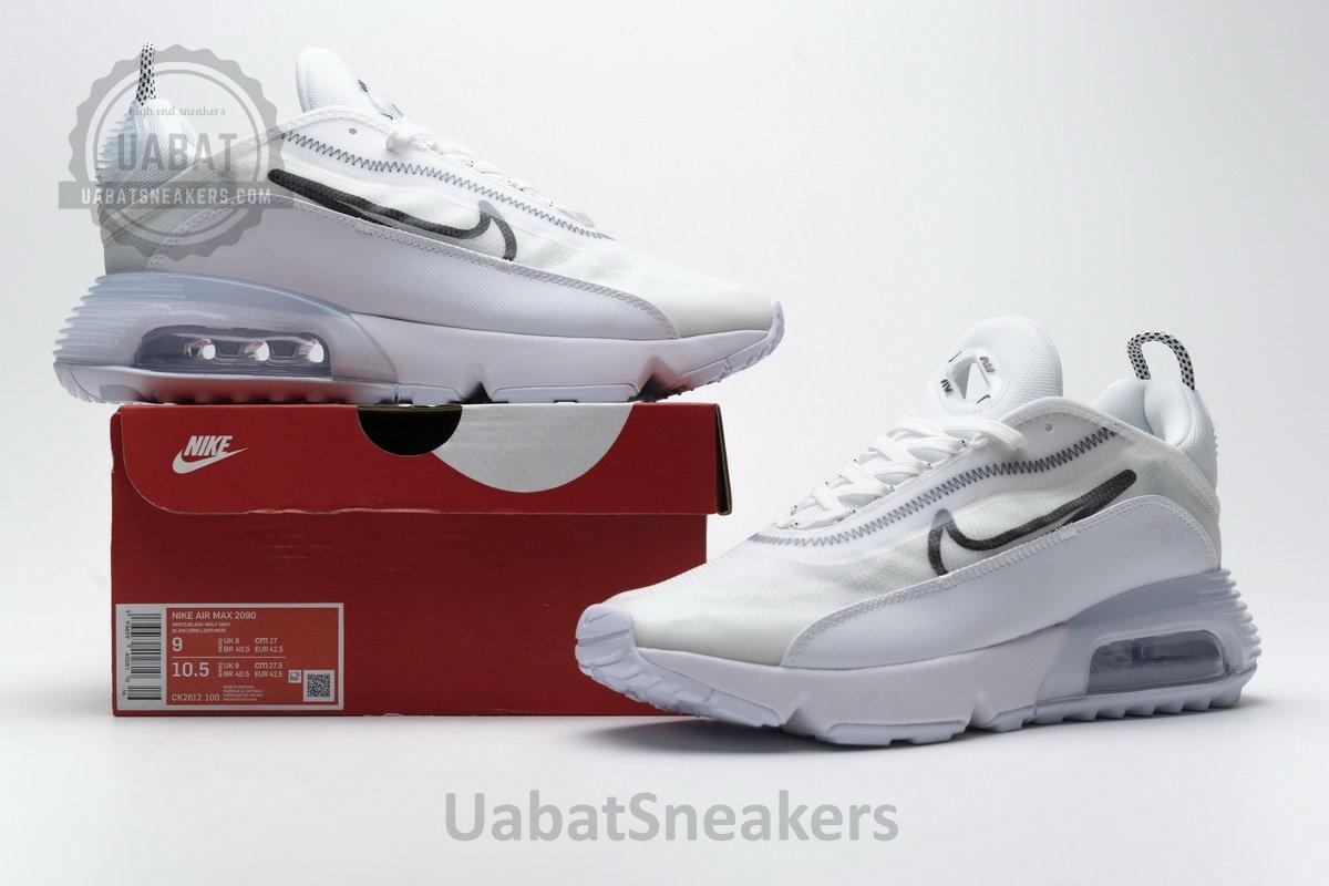 CK2612-100 Nike Air Max 2090 White Black - Image 2