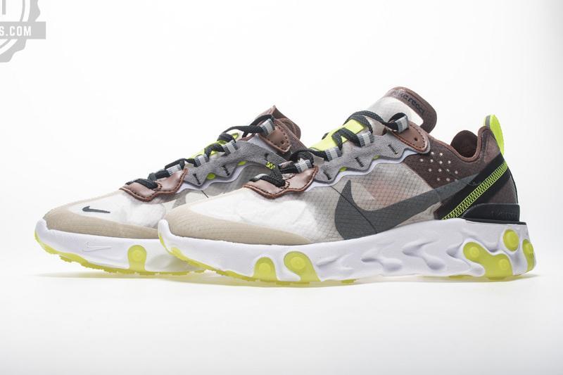Nike React Element 87 “Brown green” AQ1090-002 - Image 2