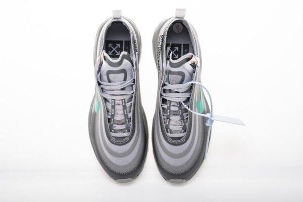 OFF WHITE X Nike Air Max 97 “Wolf Grey Menta” AJ4585-012 - Image 4