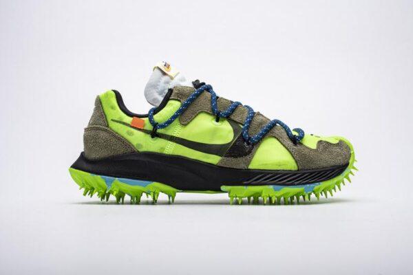OFF WHITE X Nike Zoom Terra Kiger 5 White Electric Green CD8179-300 - Image 9