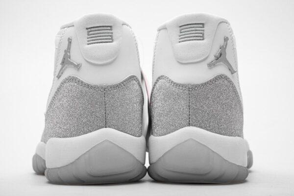 AR0715-100 WMNS Air Jordan 11 Retro White Metallic Silver - Image 5