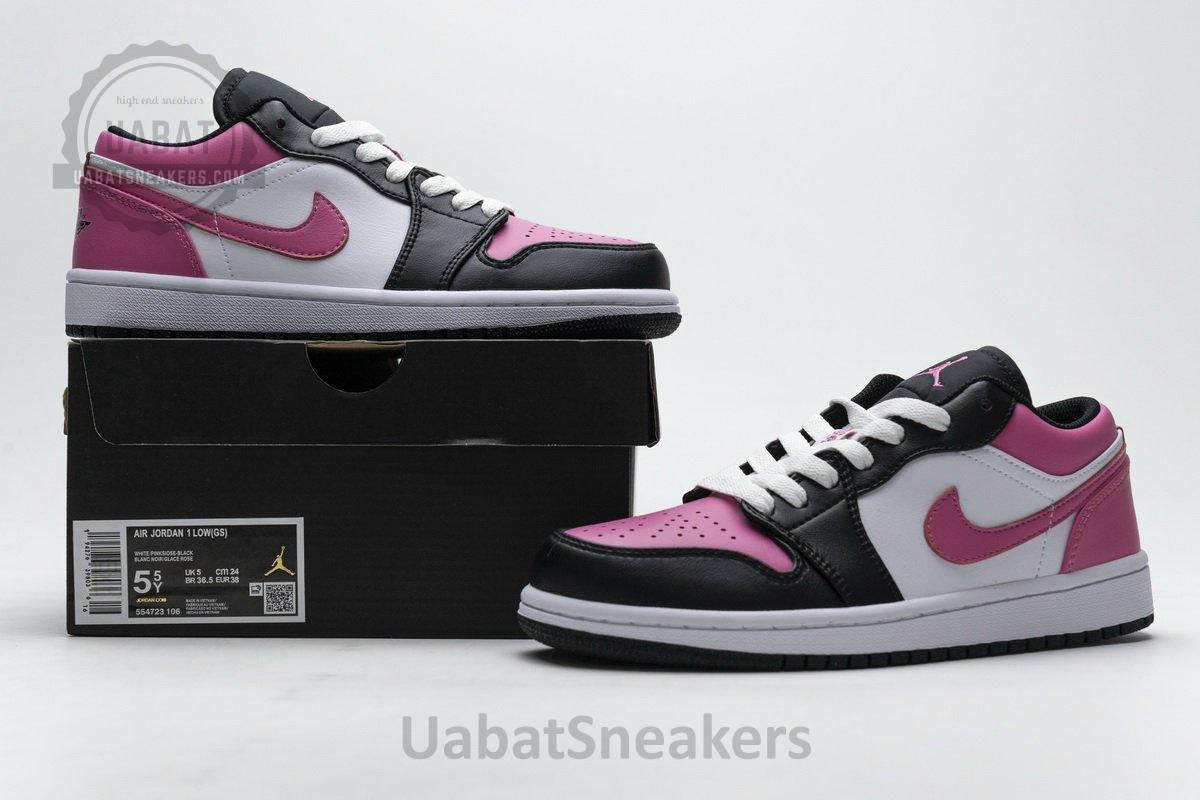 554723-106 Air Jordan 1 Low(GS) Pinksicle - Image 2