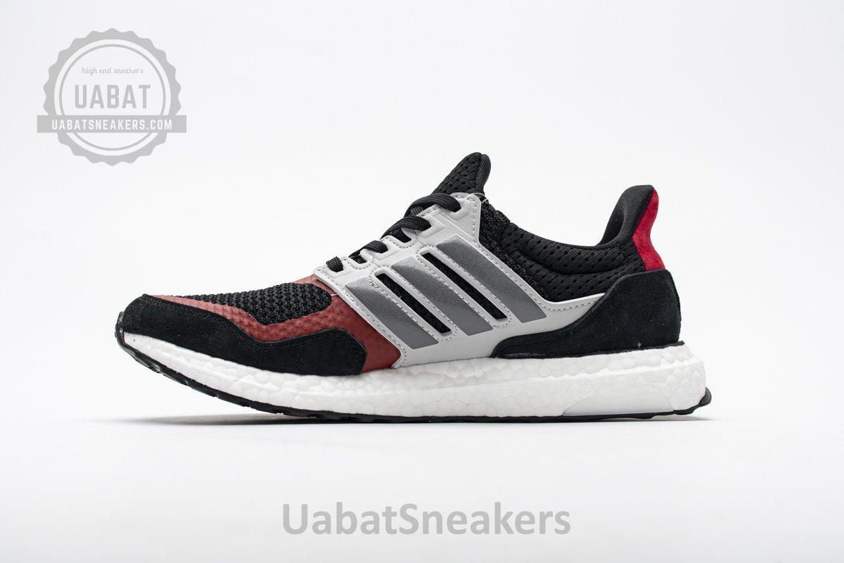 EF0724 adidas Ultra Boost S&L Black Grey Power Red Real Boost