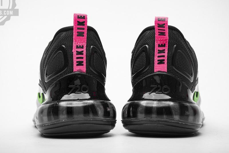 CQ4614-001 Air Max 720 Black Hyper Pink Scream Green - Image 3
