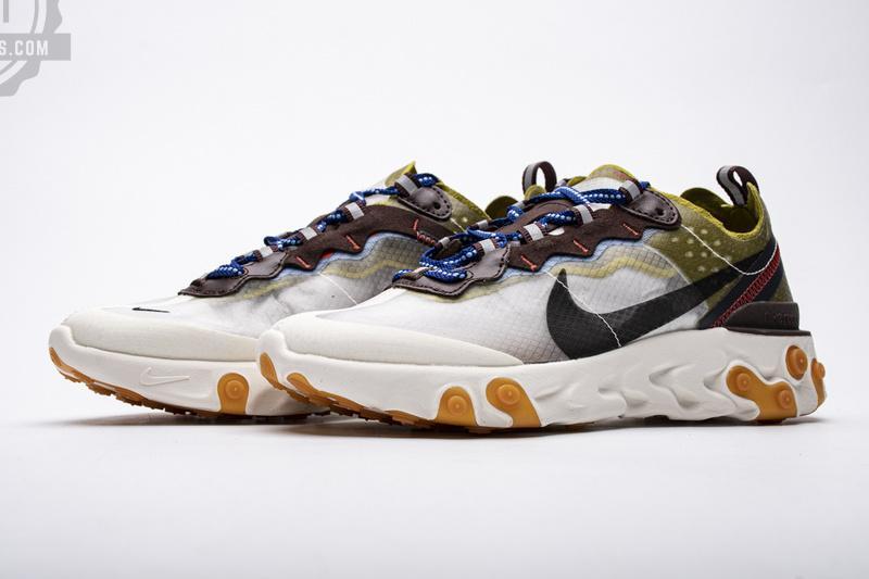 Nike React Element 87 “Moss” AQ1090-300 - Image 7