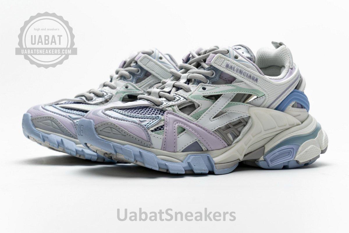 568615 W2GN3 9045 Blenciaga Track 2 Sneaker White Light Blue - Image 6
