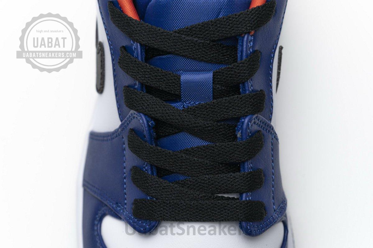 553558-123 Air Jordan 1 Low Blue Yellow Orange - Image 10