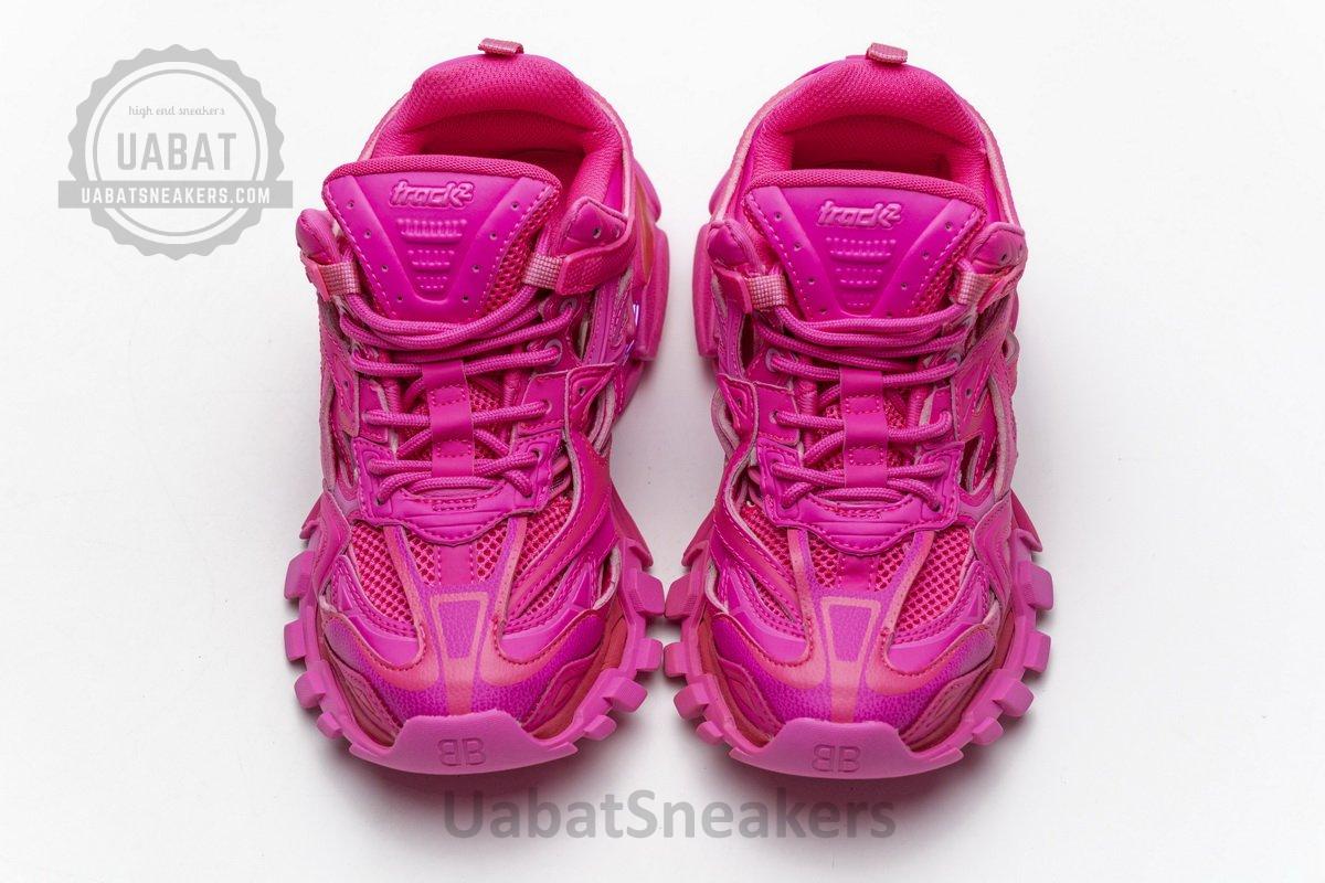 568615 W2FC1 5845 Blenciaga Track 2 Sneaker Fluo Pink - Image 4