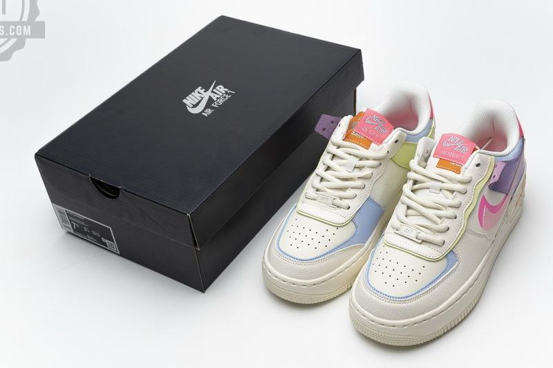 CU3012-164 Nike W Air Force 1 Shadow Pale Ivory Pink - Image 2