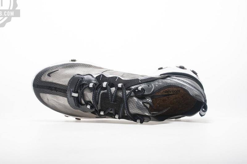 Nike React Element 87 “Black” AQ1090-001 - Image 3