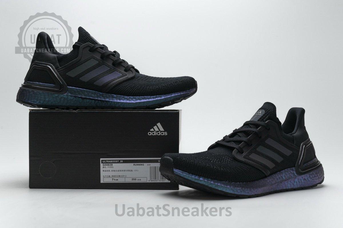 G55839 adidas Ultra BOOST 20 CONSORTIUM Black - Image 2