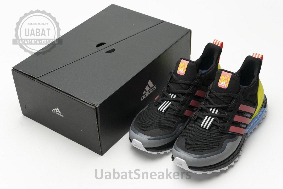 EG8097 adidas Ultra Boost All Terrain Core Black and Red - Image 3