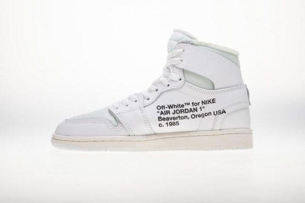 OFF WHITE X Air Jordan 1 AQ0818-100 White - Image 2