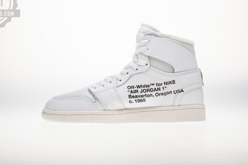 OFF WHITE X Air Jordan 1 AQ0818-100 White - Image 2
