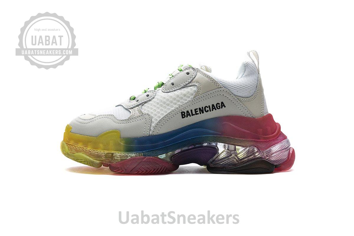 544351 W09E1 1895 Balenciaga Triple S Rainbow