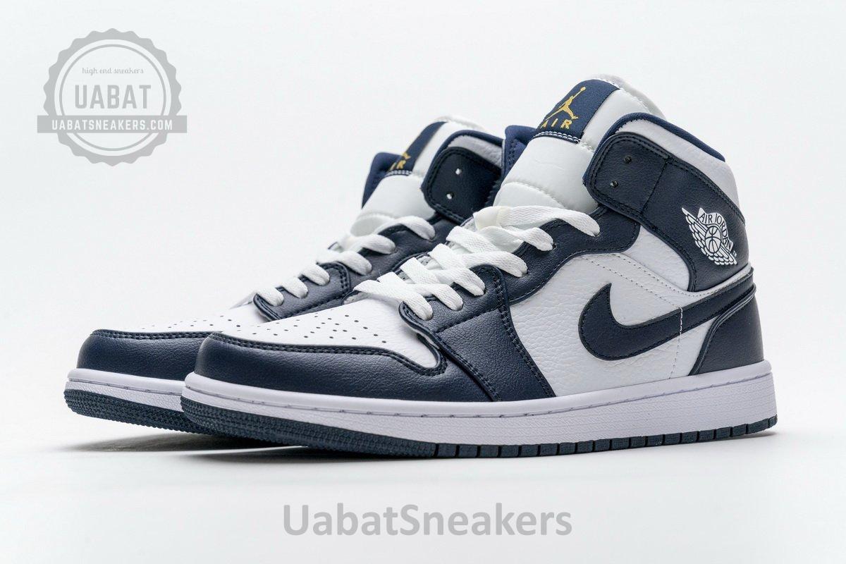 554724-174 Air Jordan 1 Mid Obsidian - Image 7