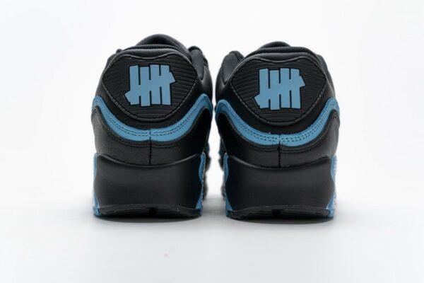 CJ7197-002 Undefeated x Nike Air Max 90 Black Blue Fury - Image 7