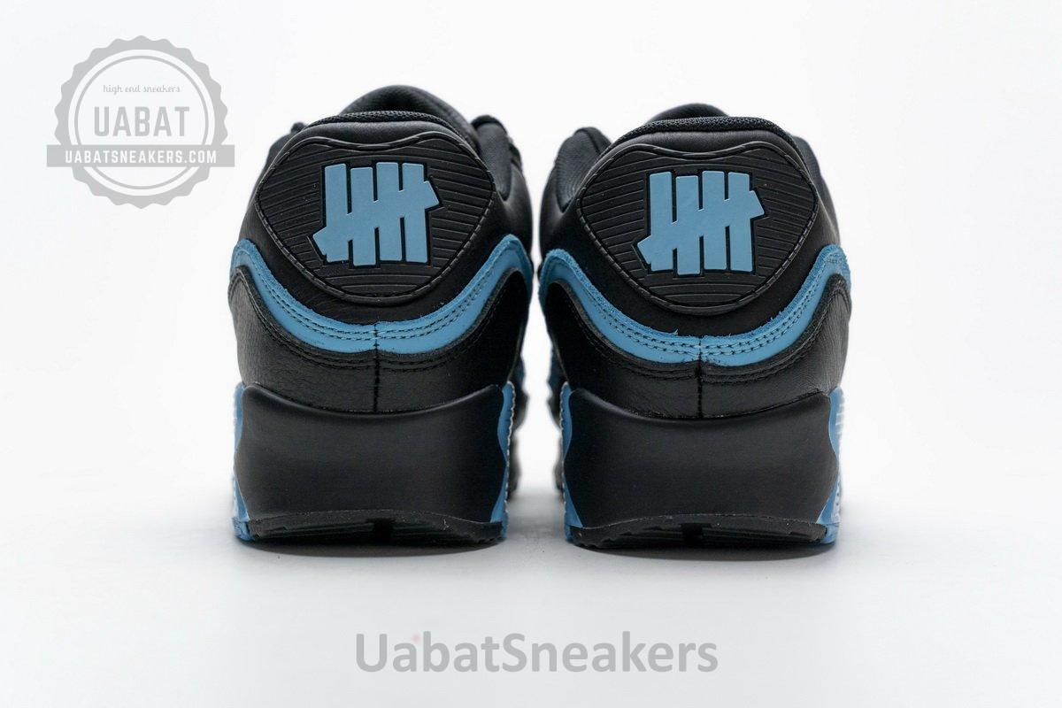 CJ7197-002 Undefeated x Nike Air Max 90 Black Blue Fury - Image 7