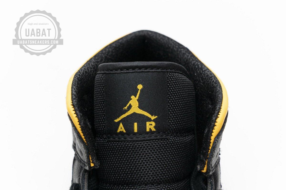 CV5276-107 Air Jordan 1 Mid SE Laser Orange Black - Image 8