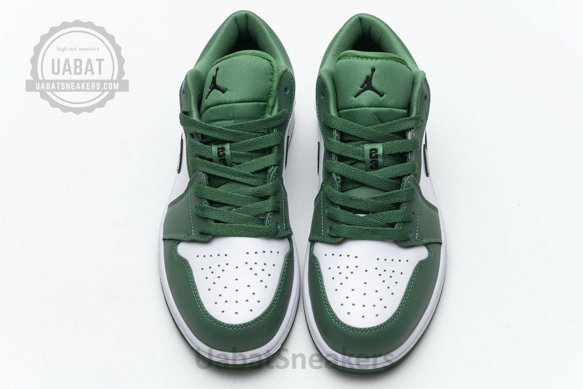 553558-301 Air Jordan 1 Low Pine Green - Image 4