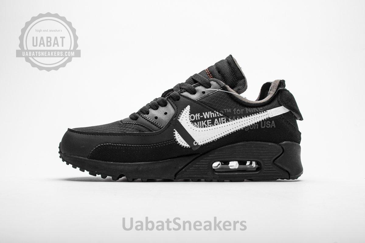 AA7293-001 Off-White x Nike Air Max 90 “All Black” - Image 2