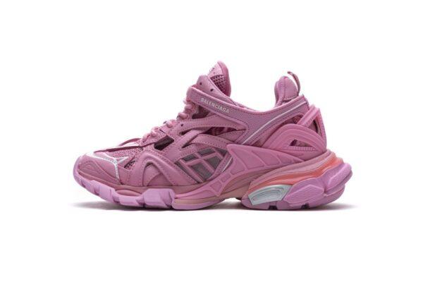 568615 W2GN5 5816 Blenciaga Track 2 Sneaker Pink