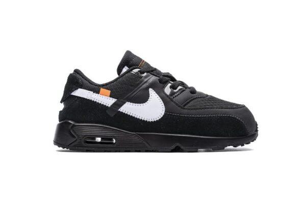 OFF-WHITE x Nike Air Max 90 BT“All Black”BV0852-001 - Image 5