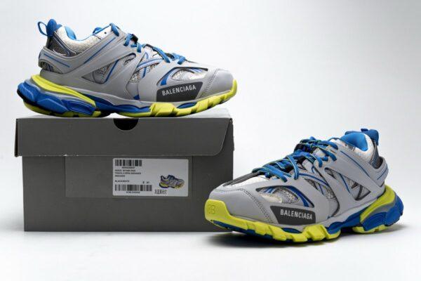 542023 W1GB9 6509 Balenciaga Tess S.Grey Blue Yellow - Image 2