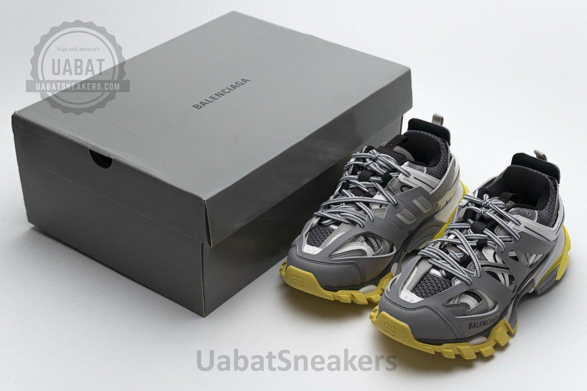 542435 W1GB7 2018 Balenciaga Tess S.White Grey Orange - Image 3