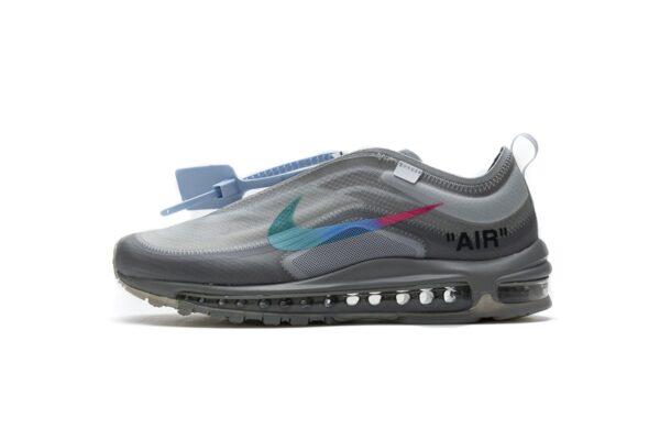 AJ4585-101 Off-White x Nike Air Max 97 Wlolf Grey Menta