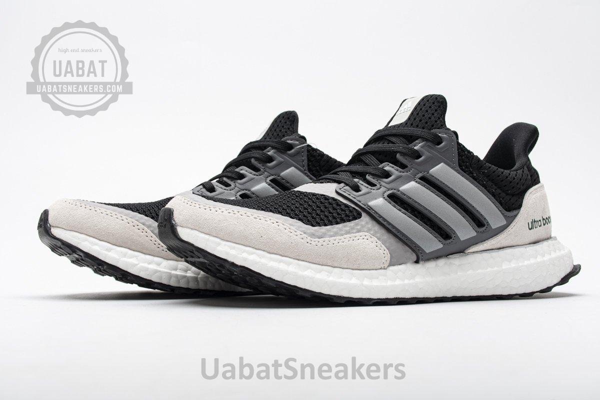 EF0726 adidas Ultra Boost S&L Black Grey Real Boost - Image 2