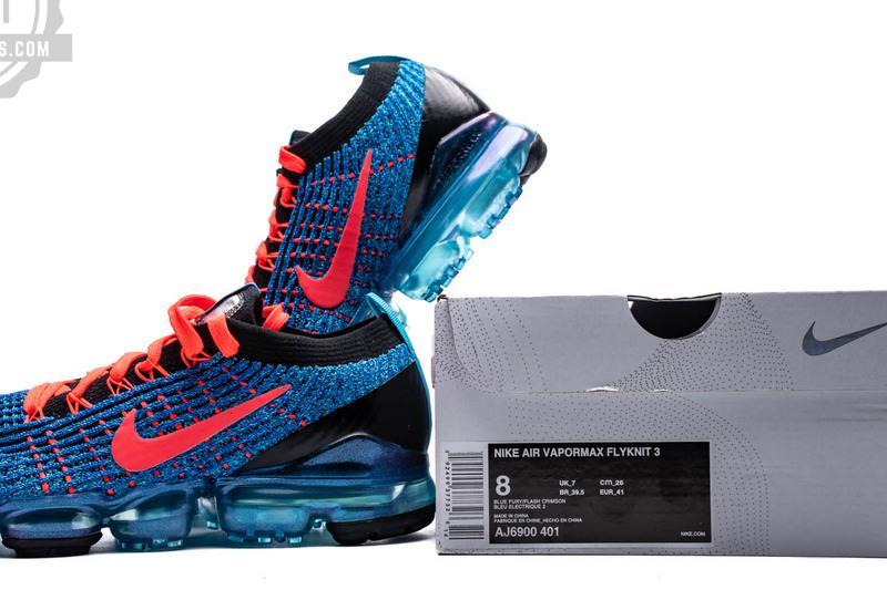 Nike Air Vapormax Flyknit 3 Blue Fury AJ6900-401 - Image 8